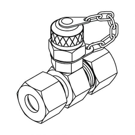 Tompkins Hydraulic Fitting-Metric CompressionS08(16X1.5) STR UNION-M16X2 MTP MC6160-S08-S08-M16X2.0